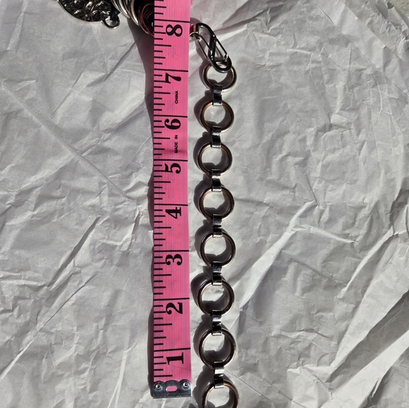 Unbranded Belt Silver and Black - Picture 8 of 8
